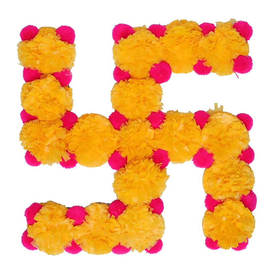 Swastik Floral mat